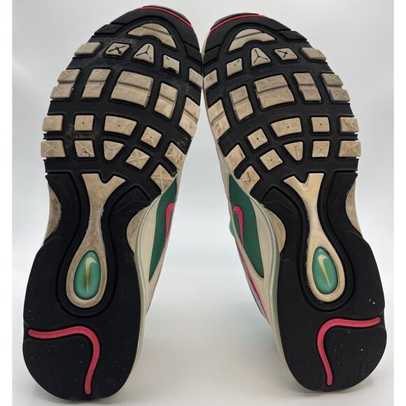 Nike Air Max 97 Size 14 South Beach Miami Vice Teal White Pink Shoes 921826 -102 - Picture 9 of 10